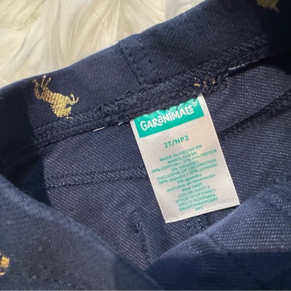 Garanimals Toddler Girl Unicorn Pull on Leggings Size 2T - Picture 3 of 5